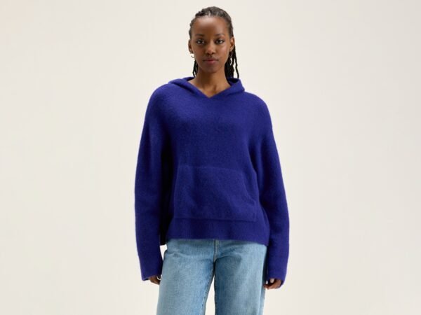 Lucina Knitted Hoodie Black