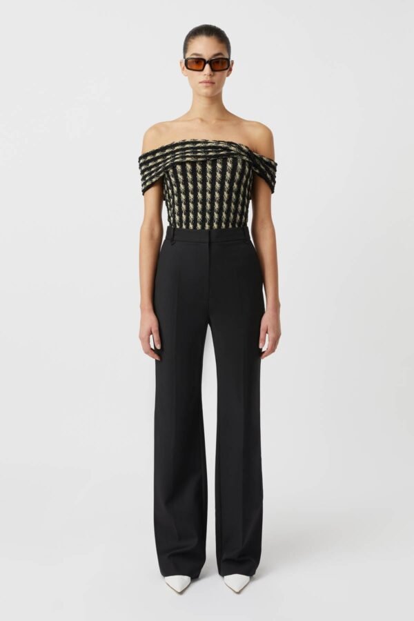 Dahlia Top Black Sage