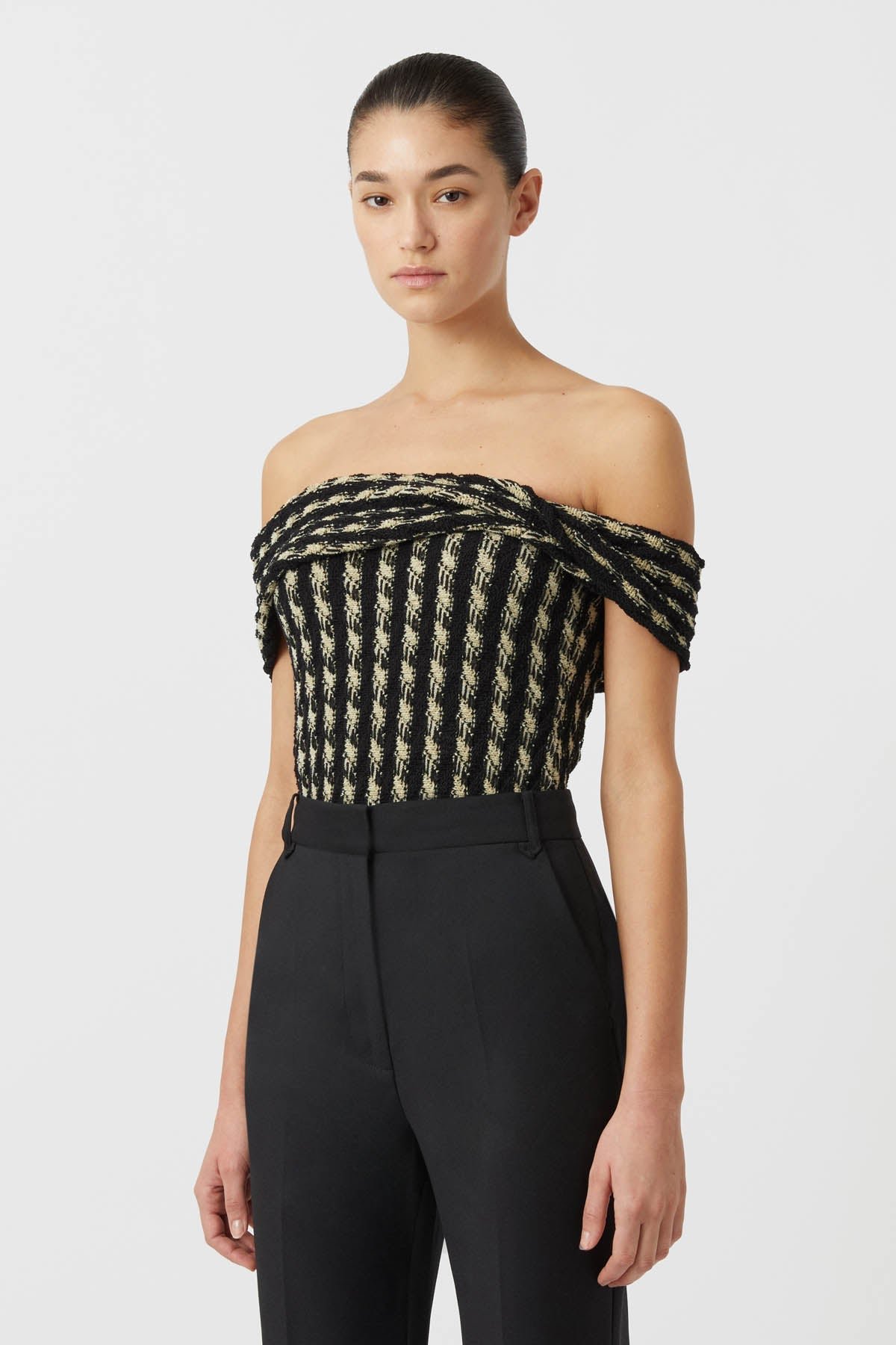 C_M-CAMILLA-AND-MARC-Madden-off-the-shoulder-Top-black-pattern-9 C_M-CAMILLA-AND-MARC-Madden-off-the-shoulder-Top-black-pattern-9