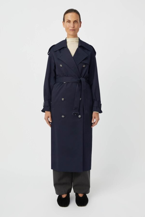 Cadew Classic Trench Coat Navy