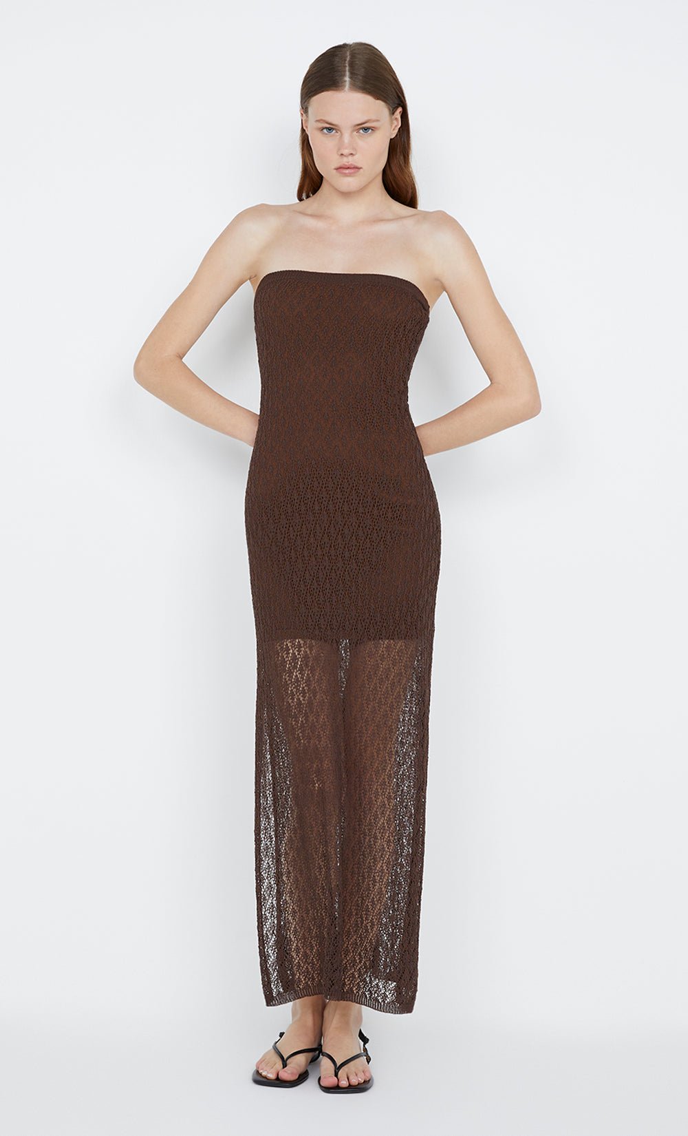 bec-bridge-aurora-strapless-dress-choc_3 bec-bridge-aurora-strapless-dress-choc_3