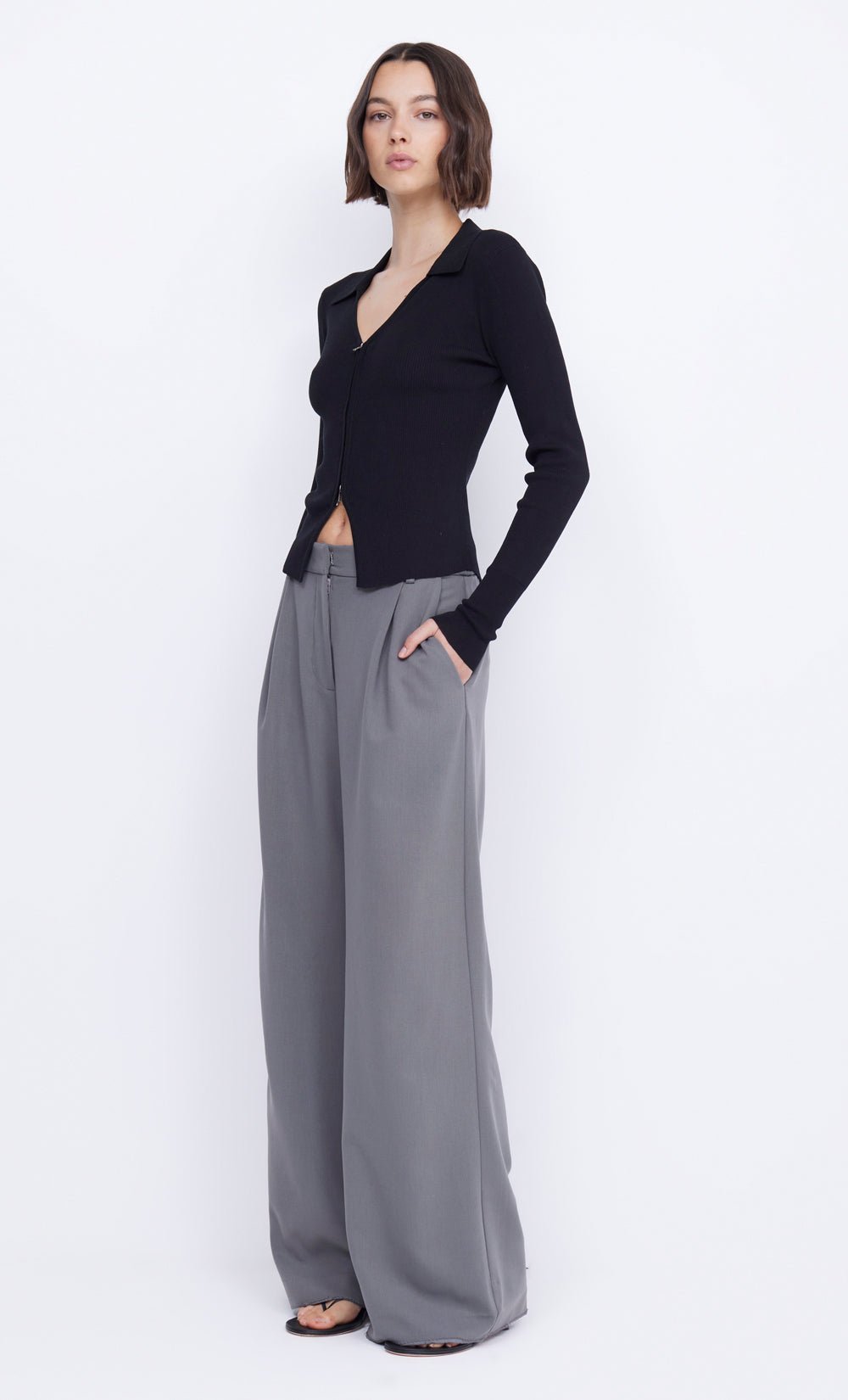 bec-bridge-imrie-zip-knit-cardigan-black_3 bec-bridge-imrie-zip-knit-cardigan-black_3